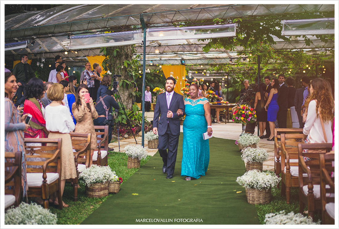 Fotos de Casamento, Padrinhos entrando para cerimonia