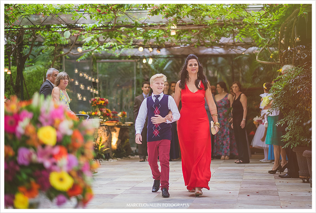 Fotos de Casamento, Padrinhos entrando para cerimonia