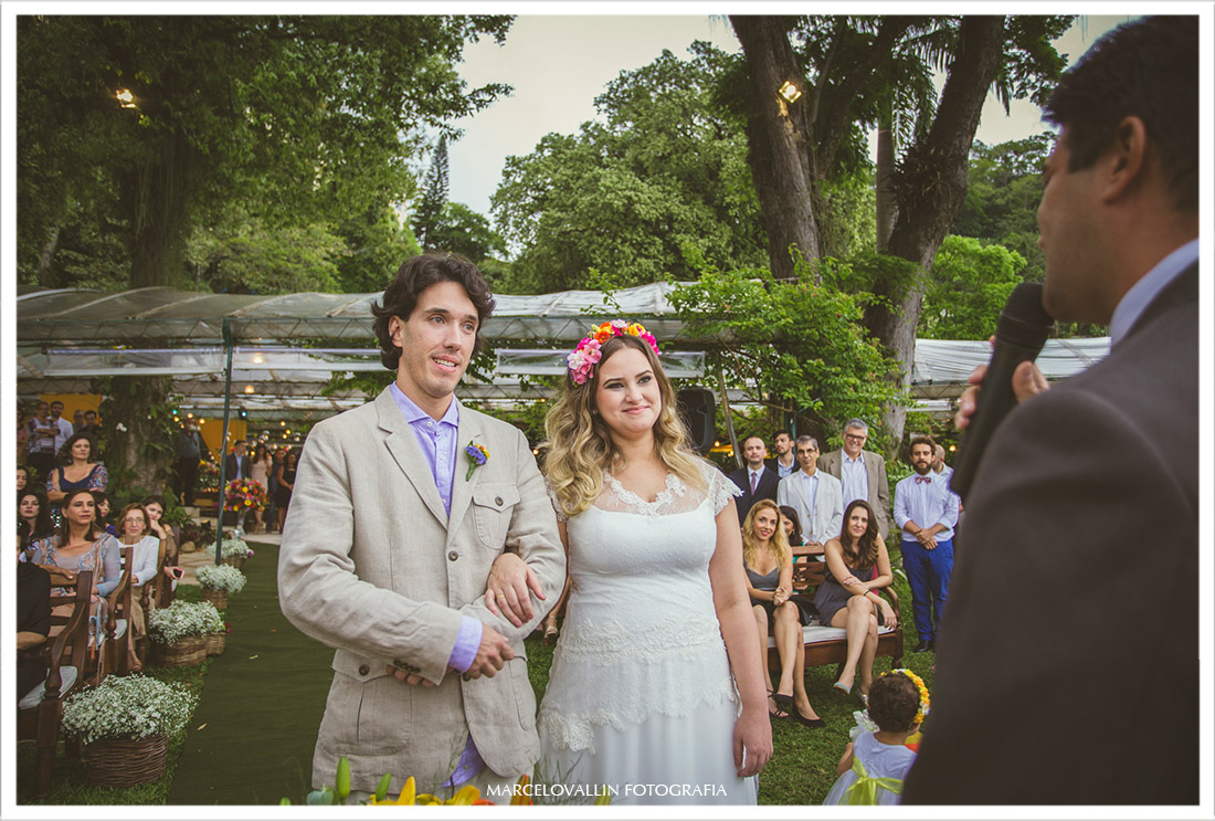 Fotos de Casamento Casa de Santa Teresa, noivos cerimonia