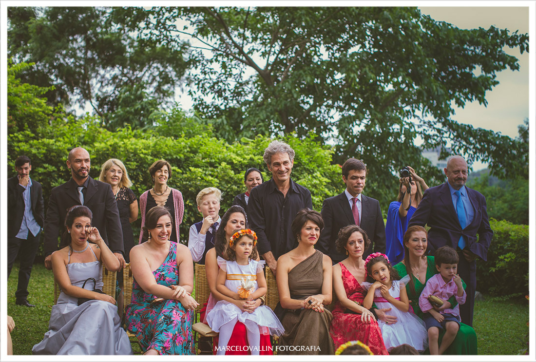 Padrinhos e Amigos no casamento de santa teresa