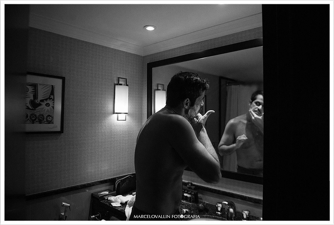 Mini wedding Rio de Janeiro - making of noivo