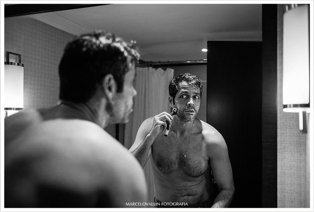 Mini wedding Rio de Janeiro - making of noivo