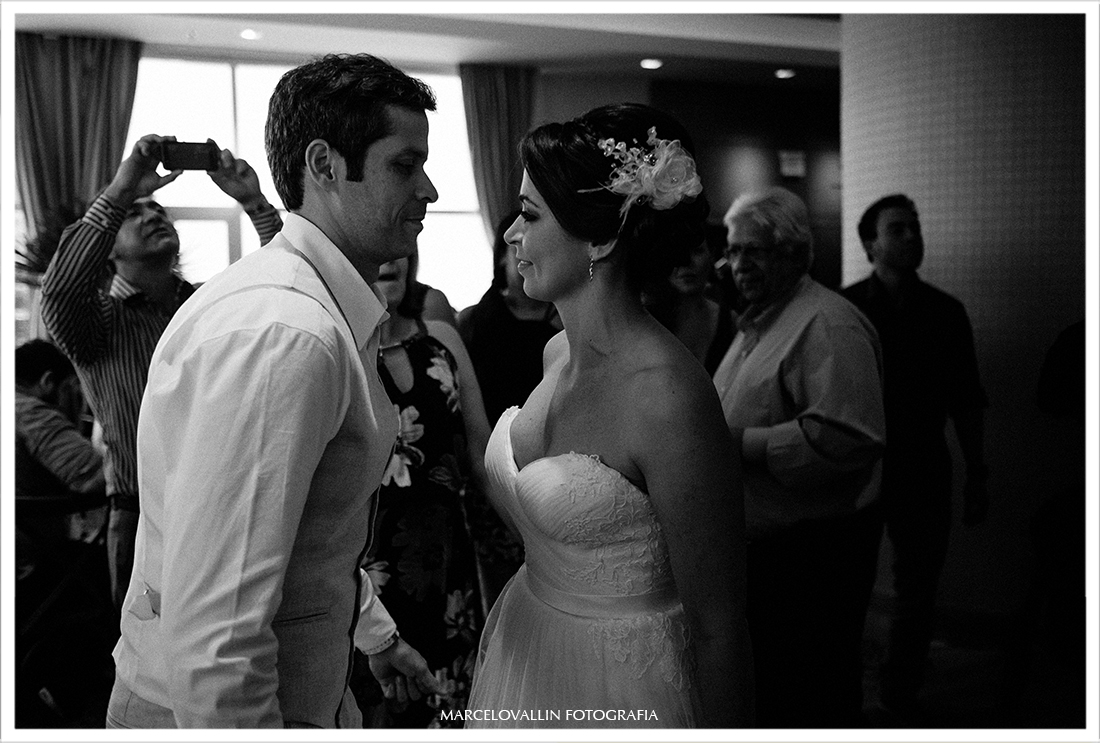 Noivos dançando mini wedding Hotel Sheraton São Conrado
