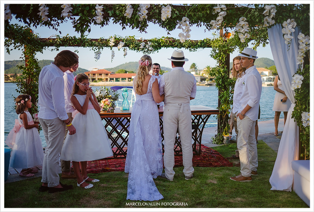 Cerimonia de casamento em cabo Frio