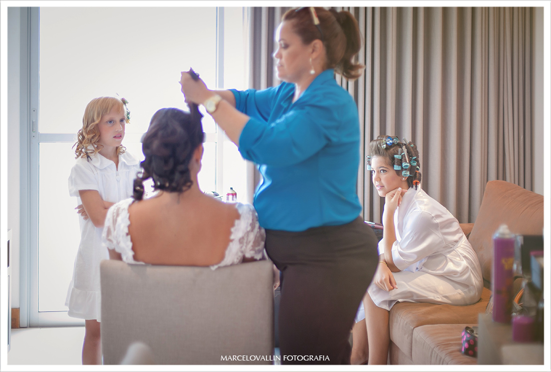 Foto de making of de noiva