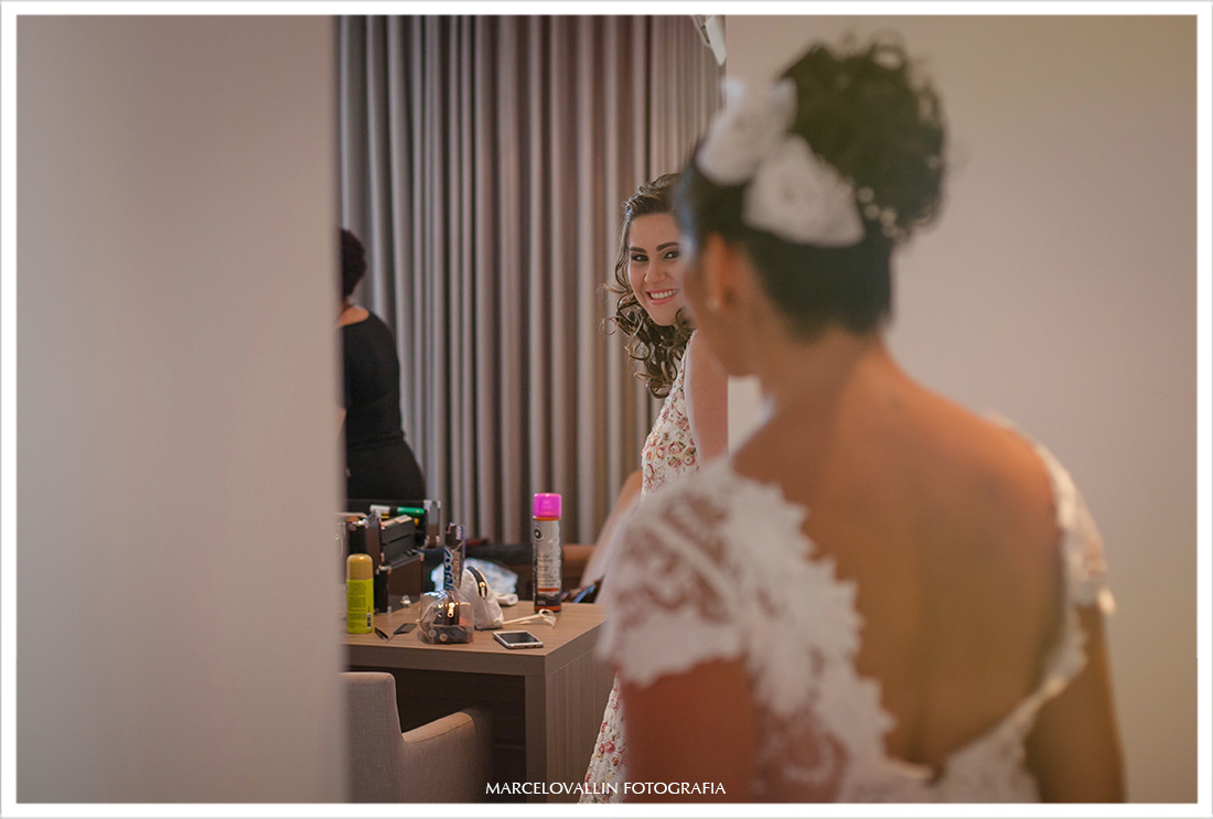 Foto de making of de noiva