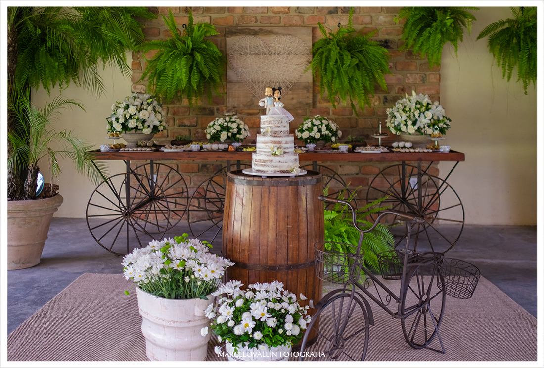 Foto de decoração casamento Sítio Veredas