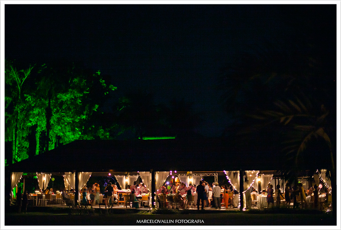 Foto de festa de casamento no campo