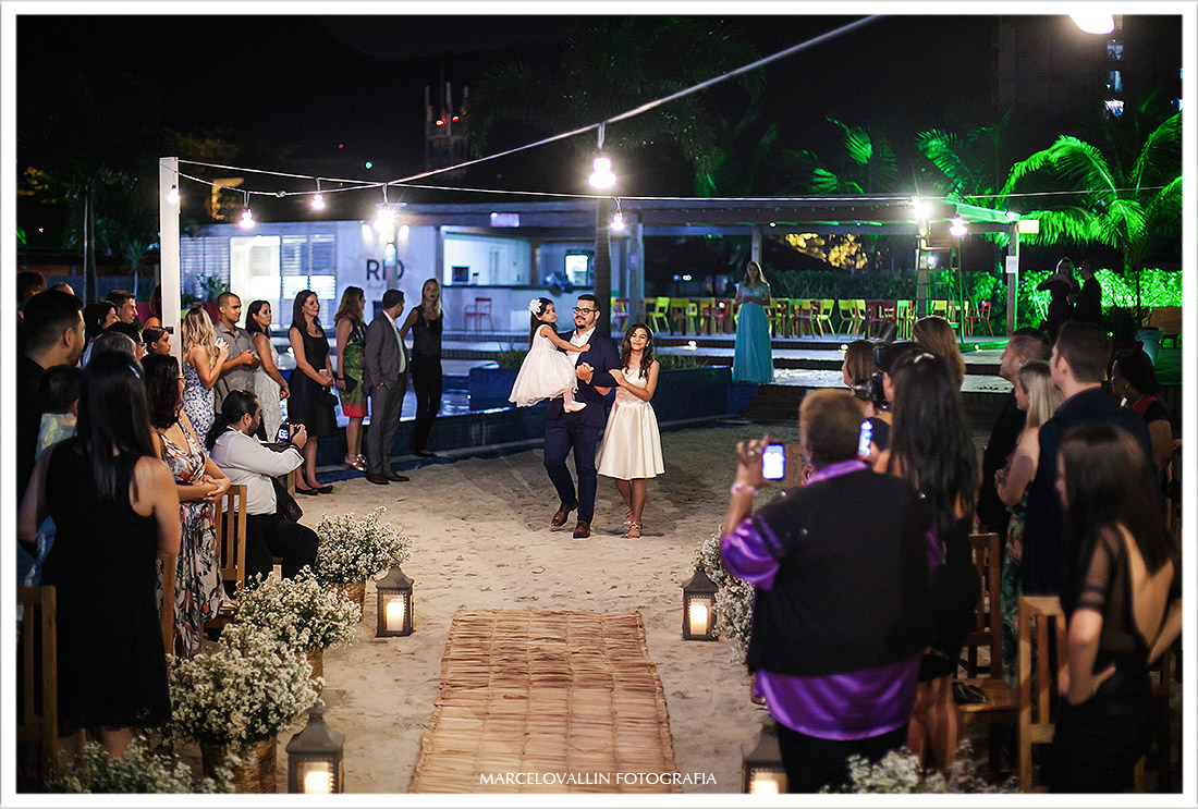 Foto da cerimonia Mini Wedding Clube Naília Eventos
