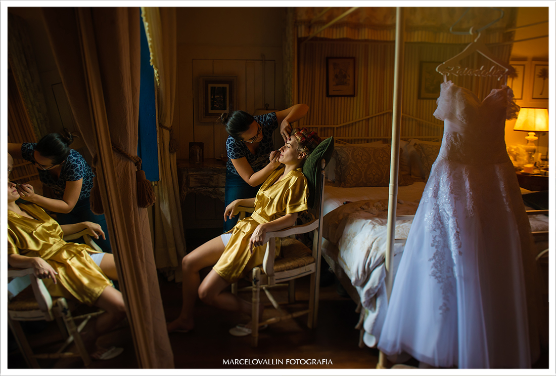 Casamento no campo - Making of noiva