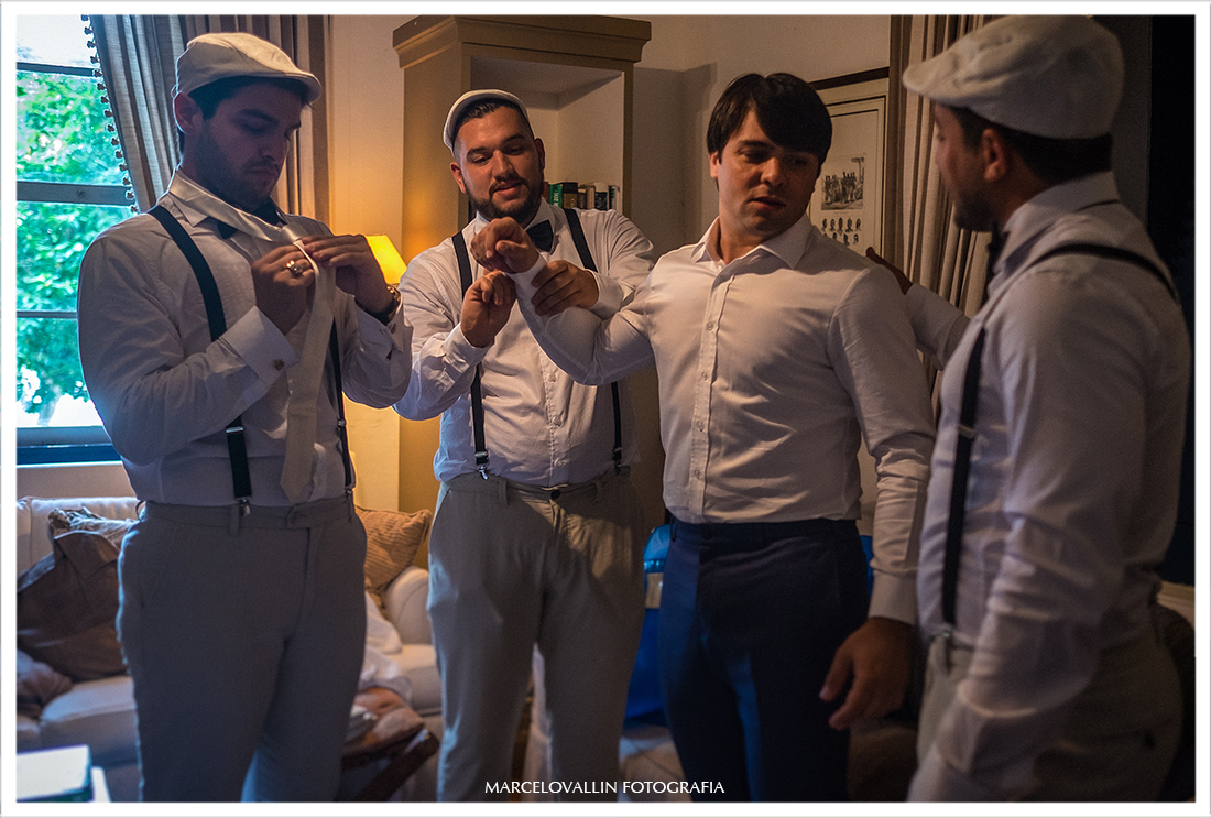 Foto casamento no campo - Making of noivo