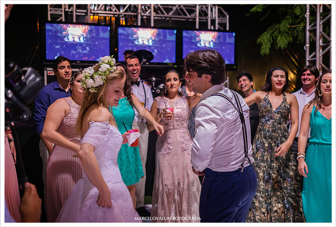 festa de casamento no campo