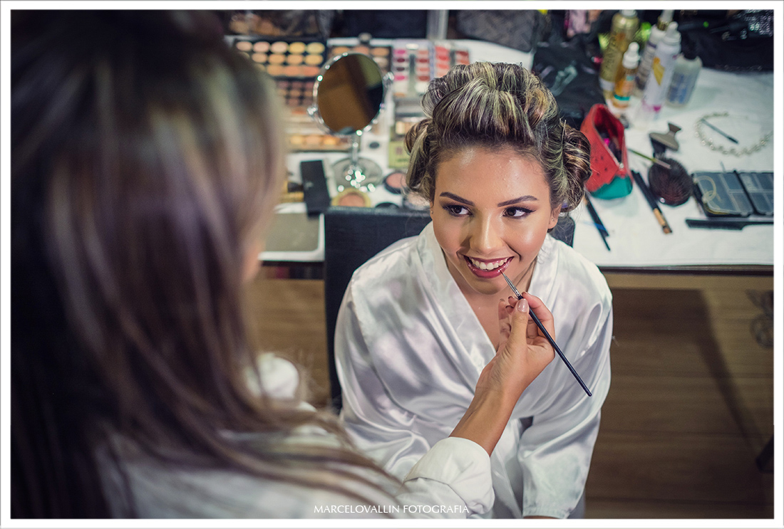 Foto do Making of da Noiva