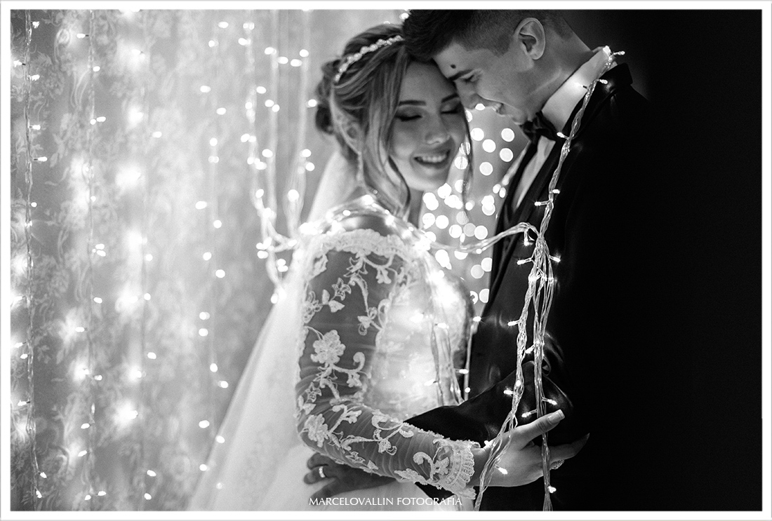 Ensaio fotográfico após cerimonia de casamento