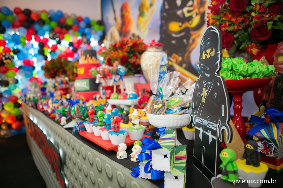 mesa tema ninjago