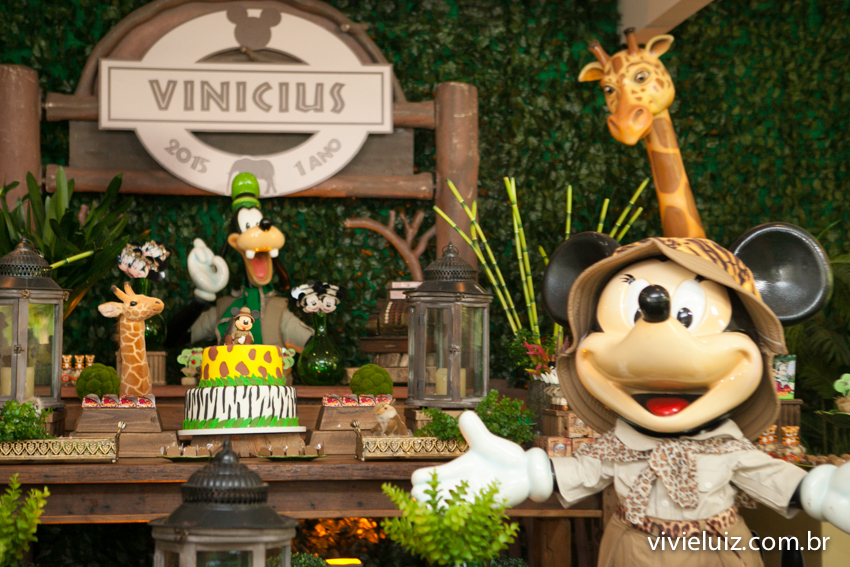 decoração safari do mickey