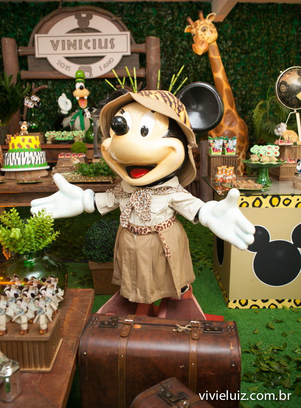 decoração safari do mickey
