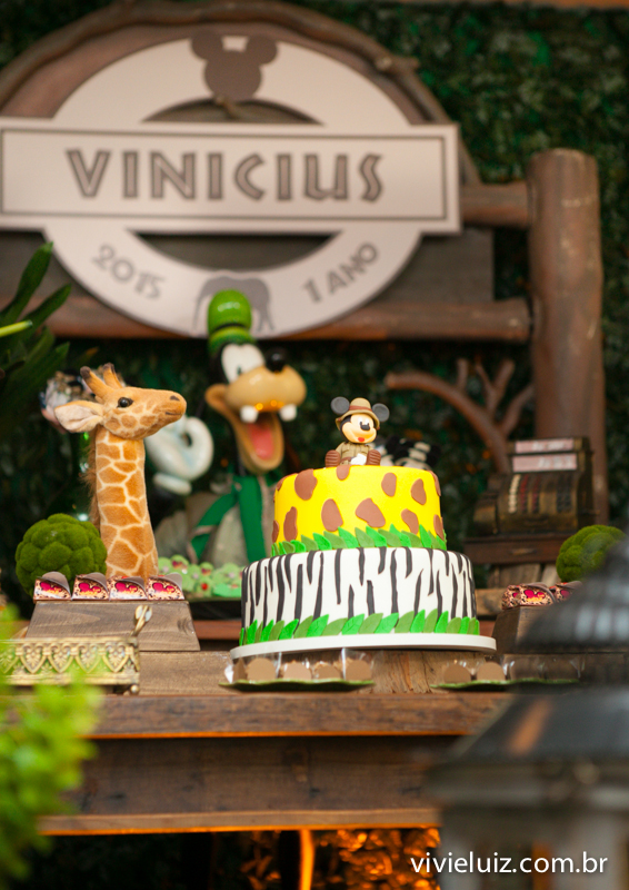 decoração safari do mickey
