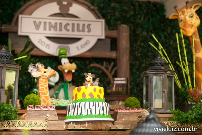 decoração safari do mickey
