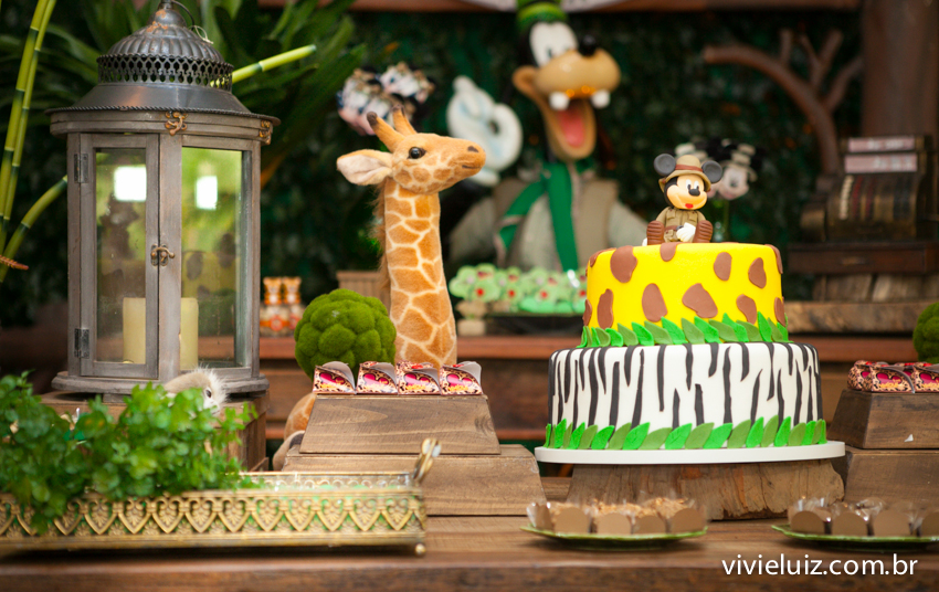 decoração safari do mickey