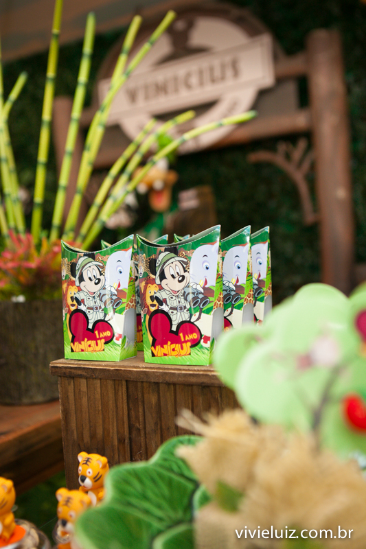 decoração safari do mickey