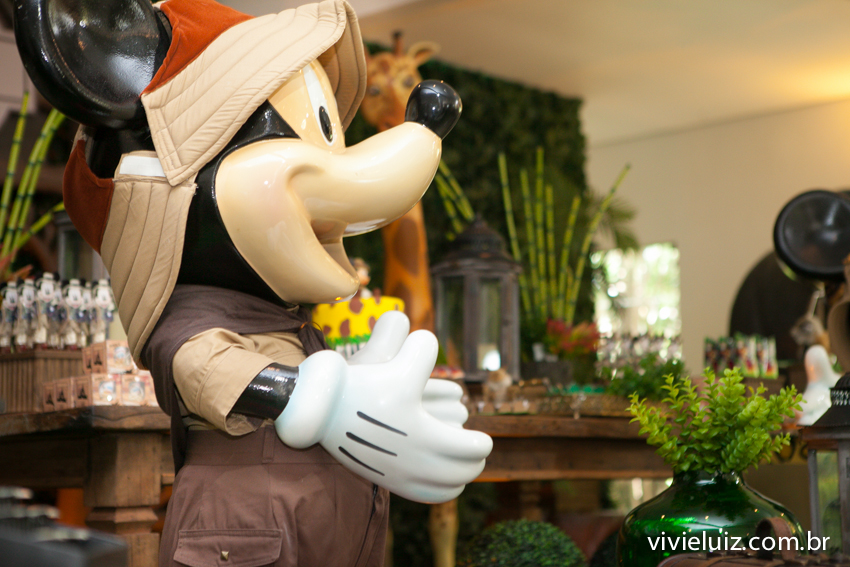 decoração safari do mickey