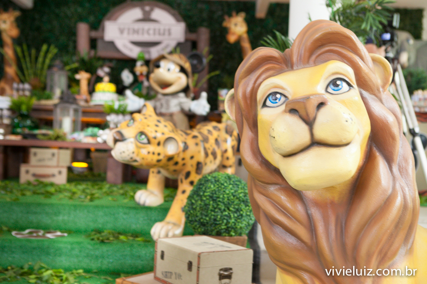 decoração safari do mickey