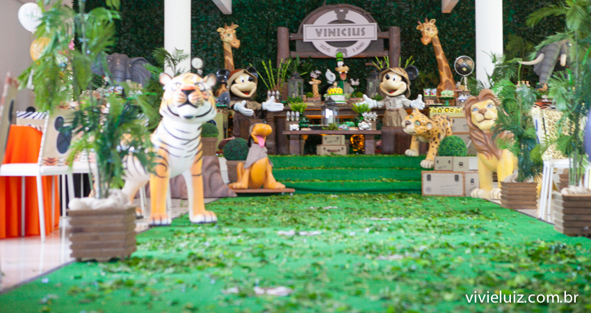 decoração safari do mickey
