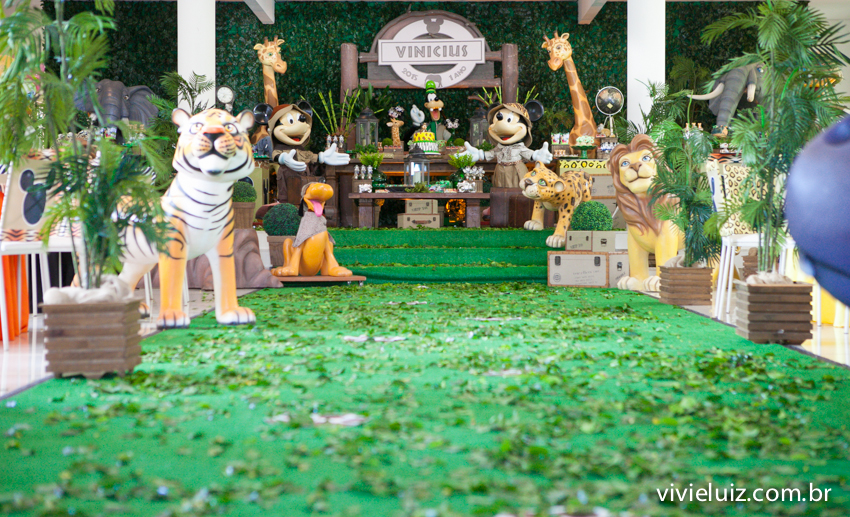 decoração safari do mickey