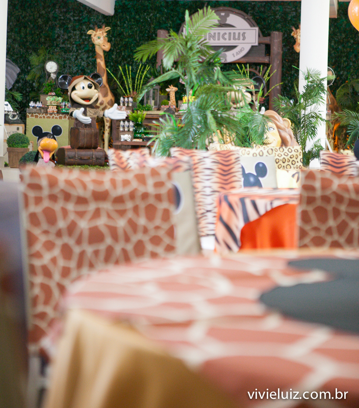 decoração safari do mickey