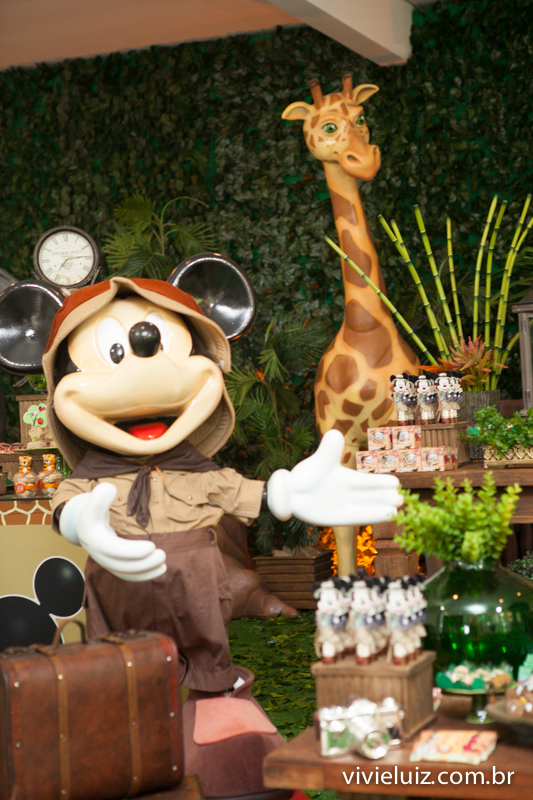 decoração safari do mickey