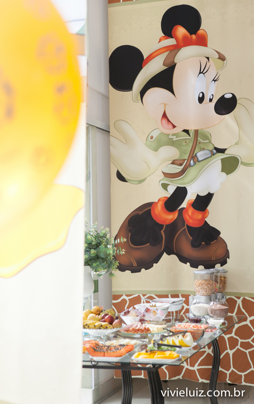 decoração safari do mickey