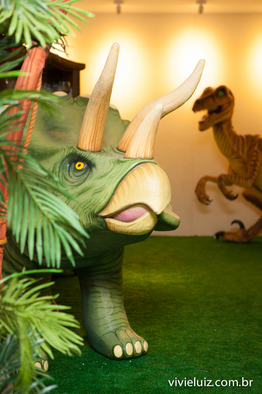 dinossauros da decoração de jurassic park