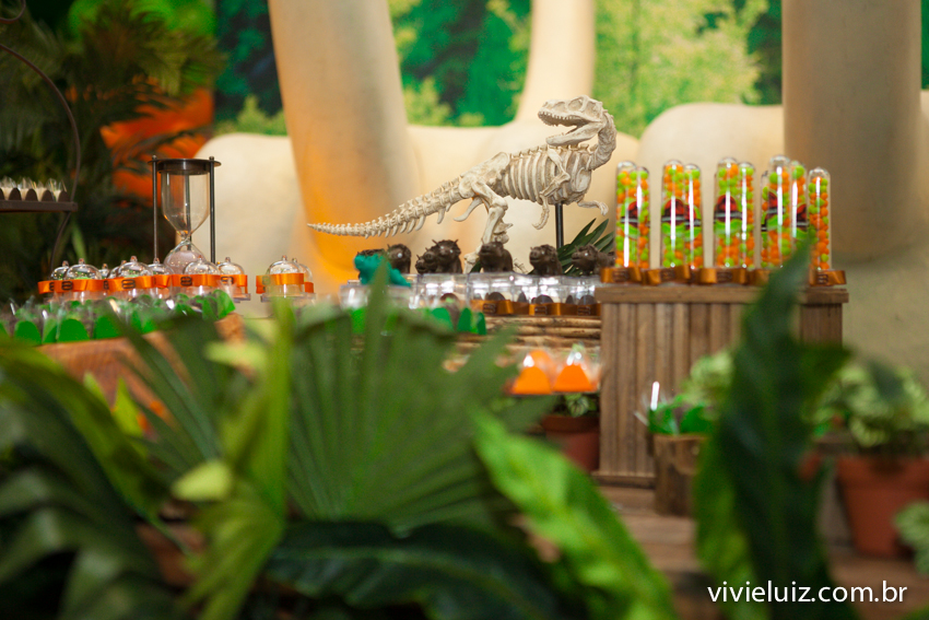 decoração de jurassic park