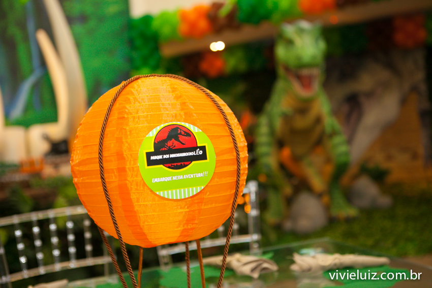 decoração de jurassic park
