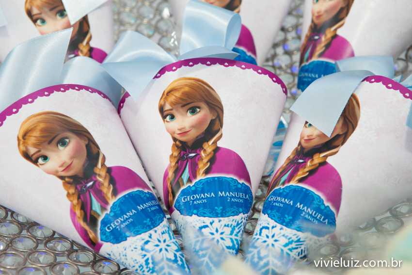 pipoca decoração frozen