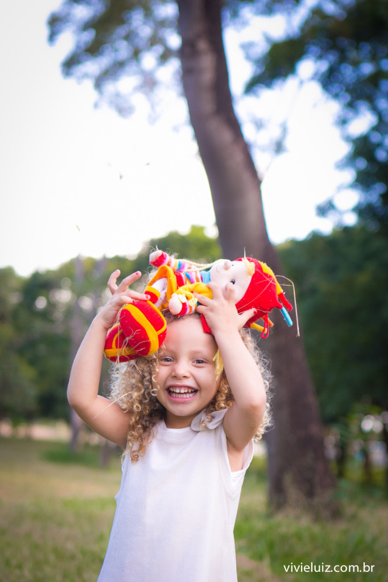 Uma princesa de cabelos fantásticos!