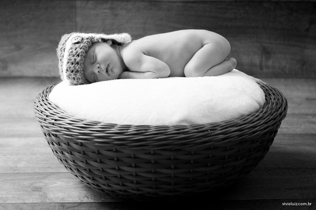 newborn recém nascido cestinha