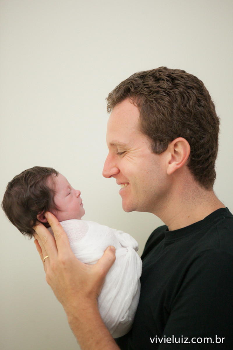 Fotografia de newborn- a pequena Nalu e sua linda familia