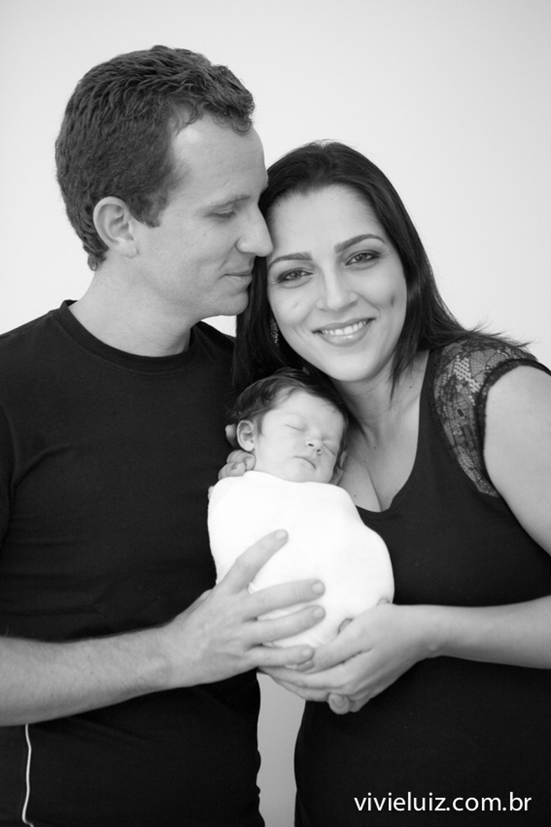 Fotografia de newborn- a pequena Nalu e sua linda familia