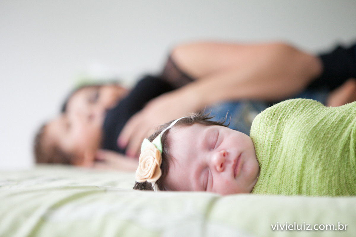 Fotografia de newborn- a pequena Nalu e sua linda familia