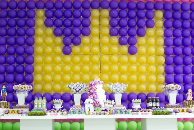 decoracao de festa infantil em brasilia com fotos da vivi e luiz fotografias rapunzel