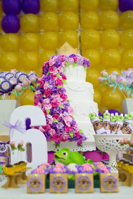 decoracao de festa infantil em brasilia com fotos da vivi e luiz fotografias rapunzel