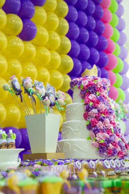 decoracao de festa infantil em brasilia com fotos da vivi e luiz fotografias rapunzel