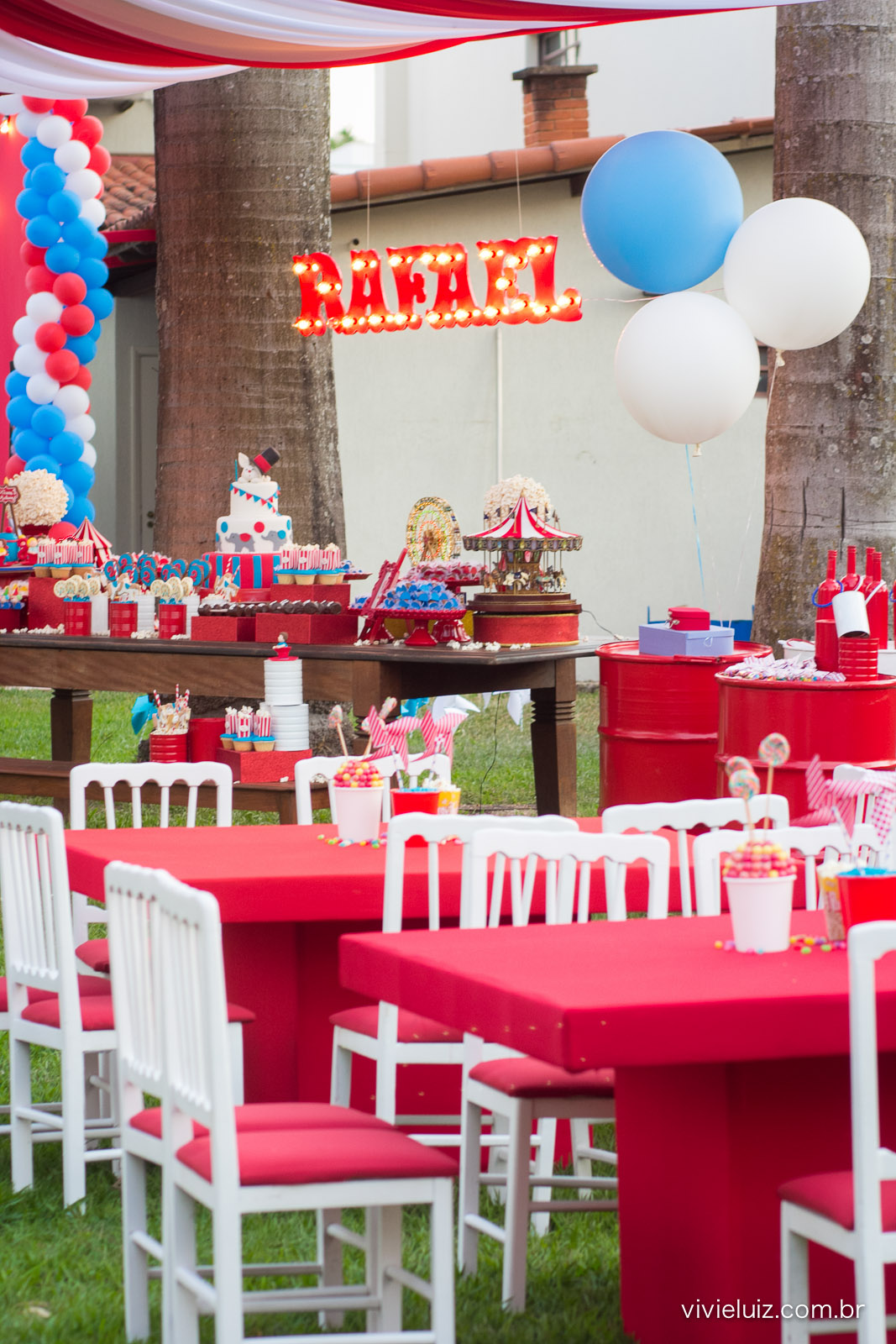 decoracao circo fotografado por Vivi e Luiz Fotografias