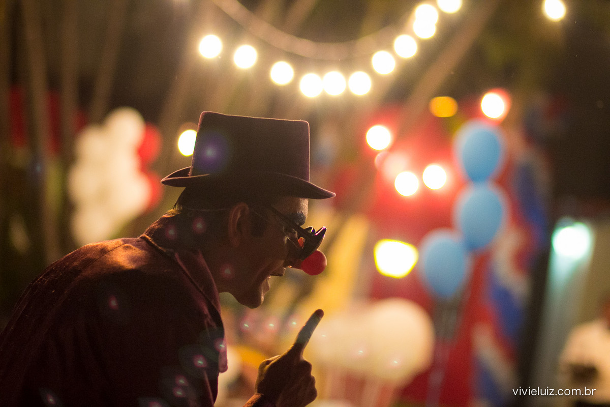 palhaco decoracao circo fotografado por Vivi e Luiz Fotografias