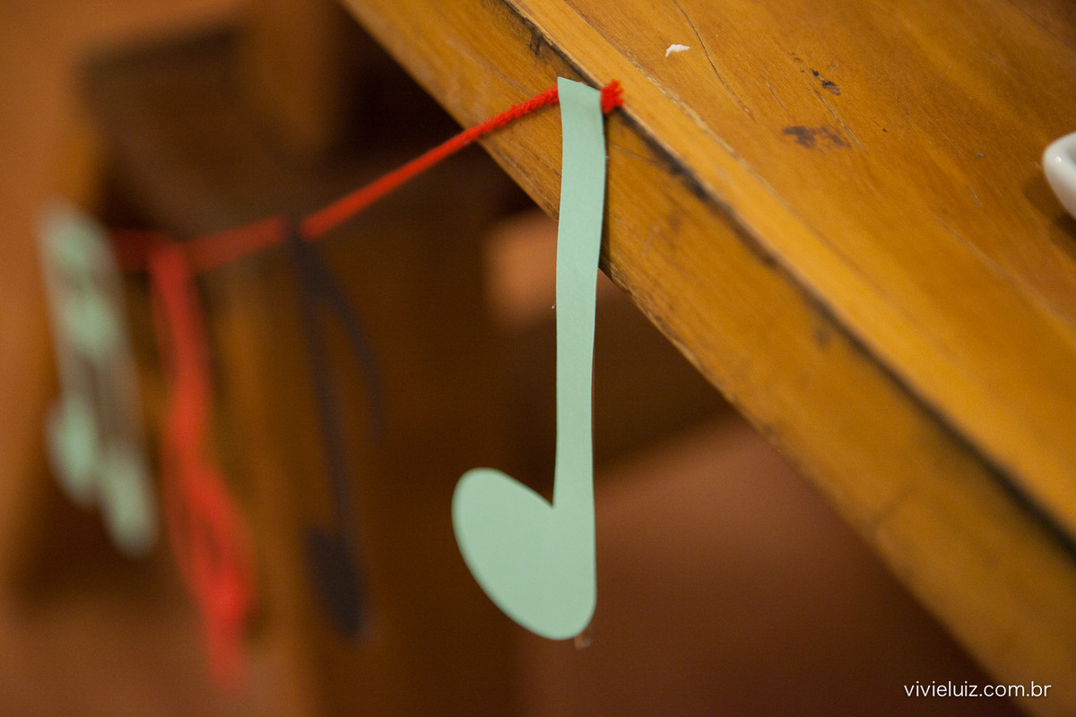 Música na mesa