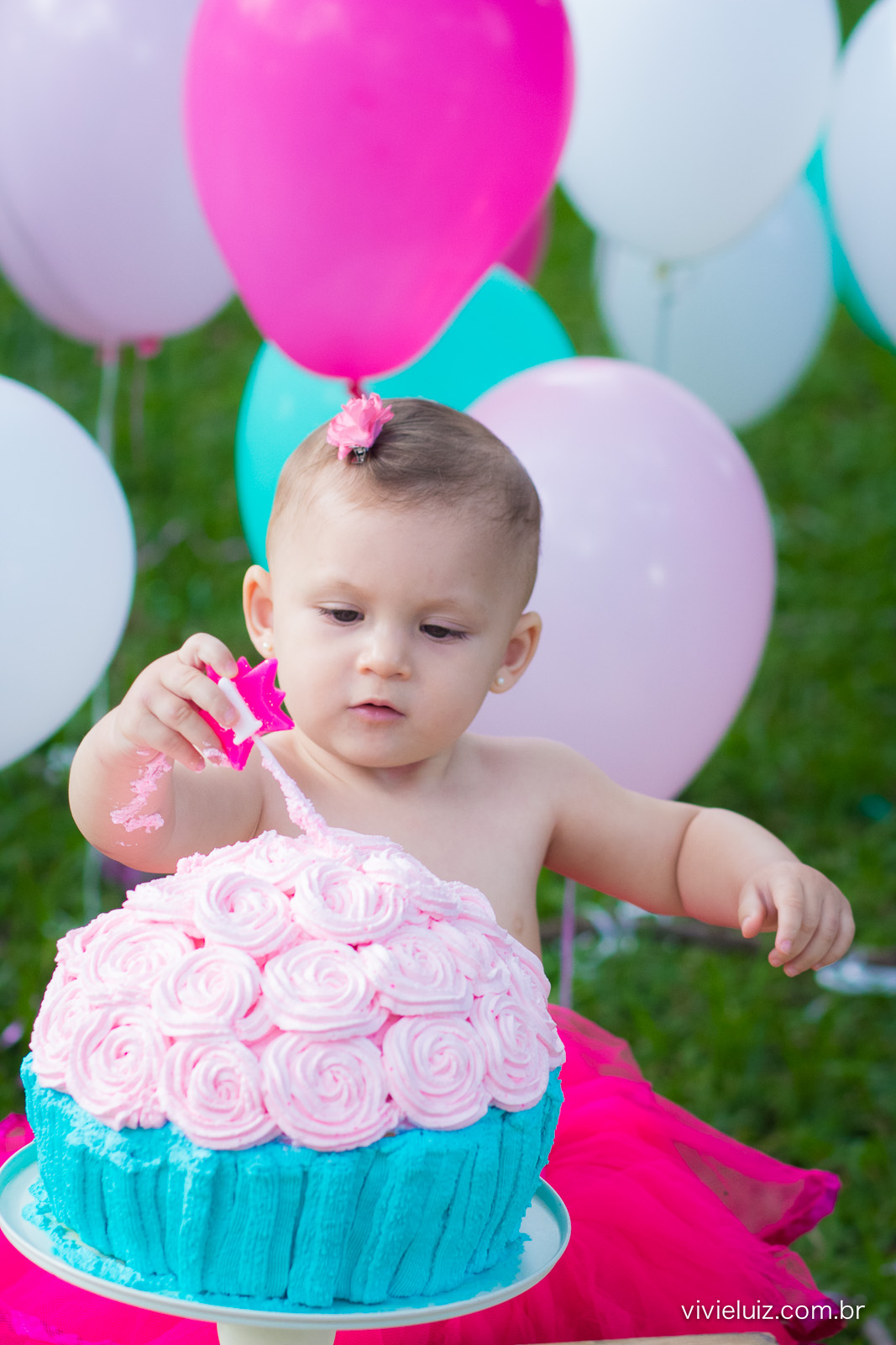 smah the cake com fotos de vivi e luiz fotografias em Brasília