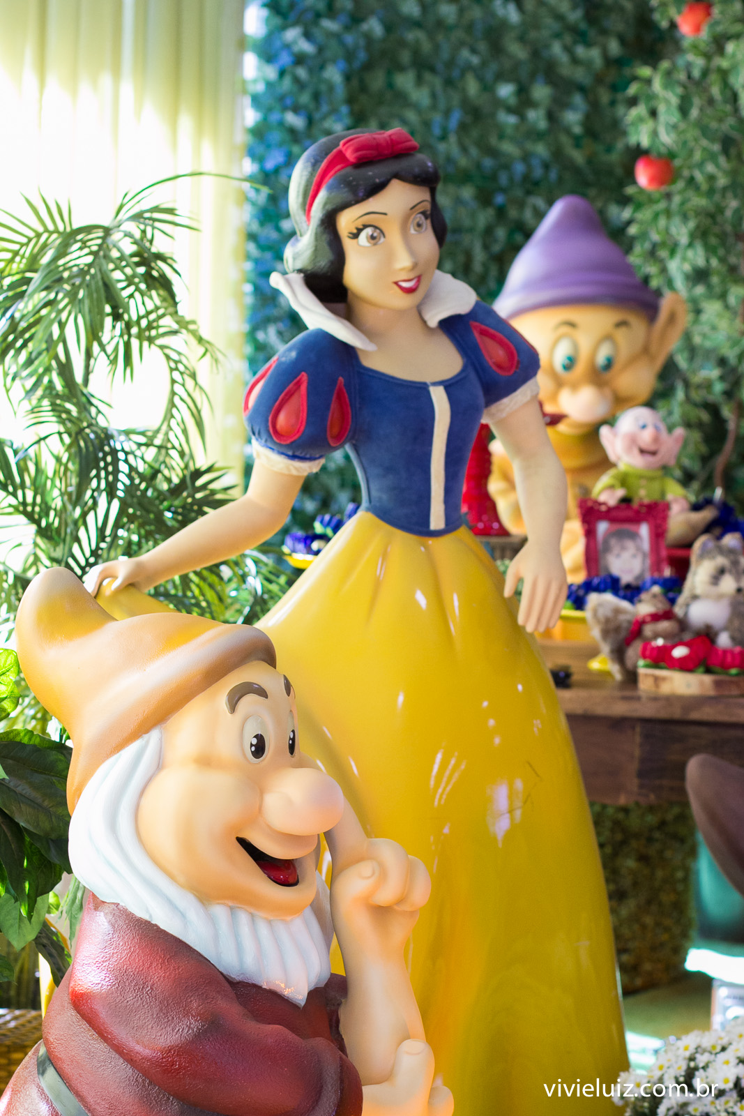 decoracao branca de neve
