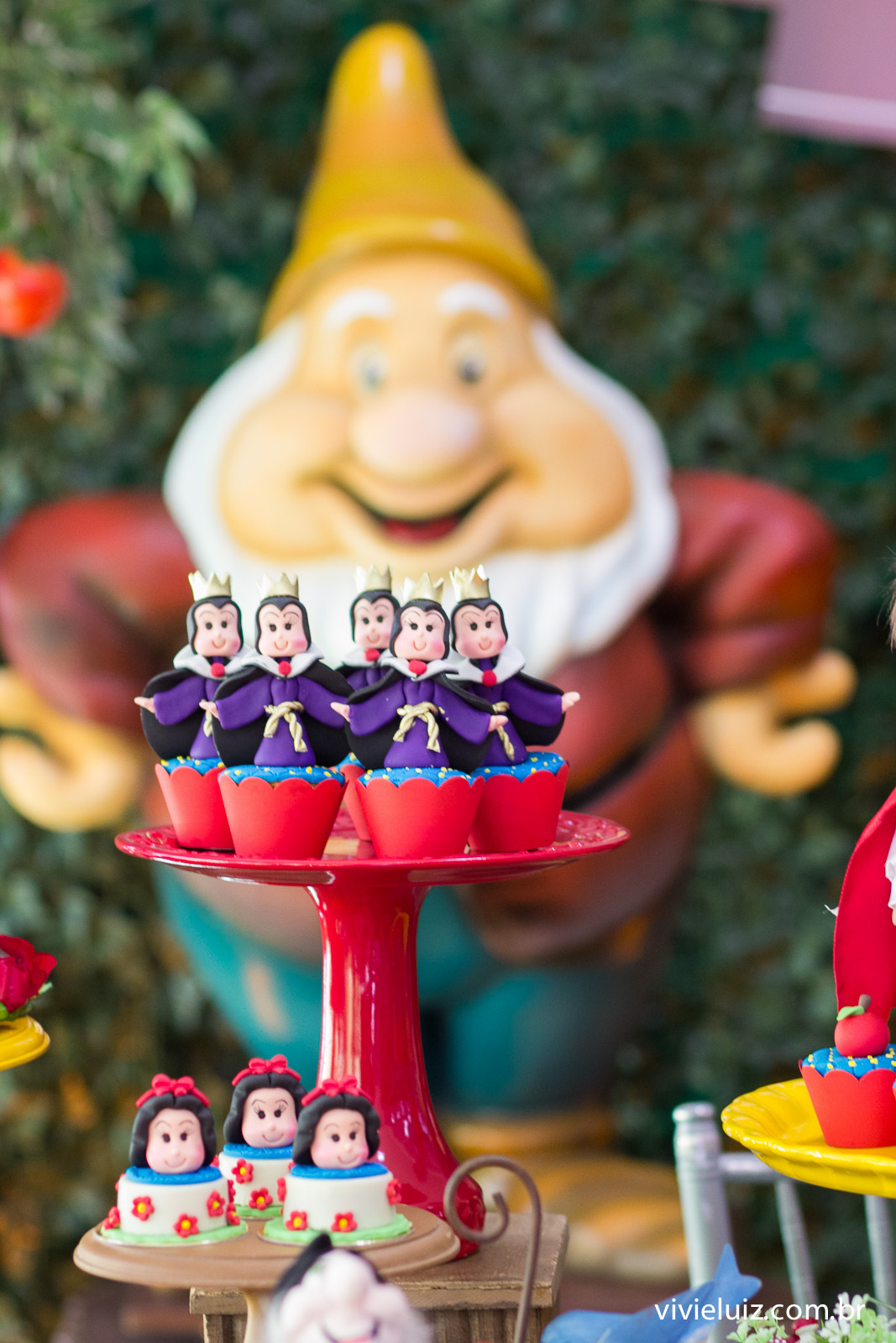 decoracao branca de neve anoes